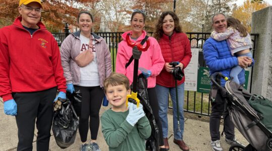 Charlestown community members posing for a photo.